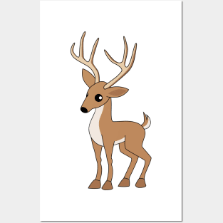 Deer Posters and Art